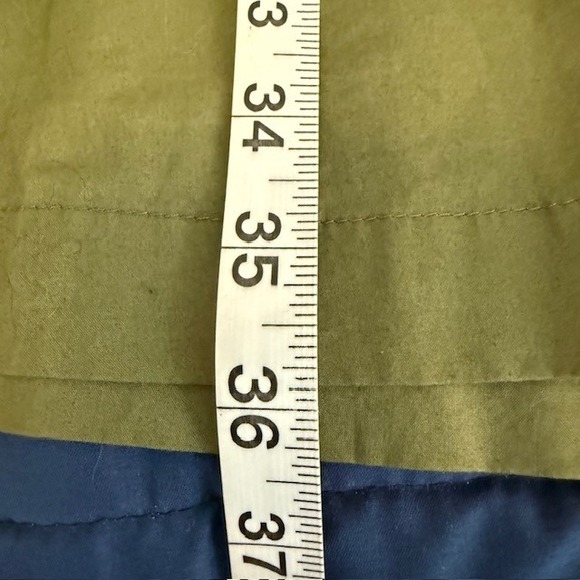 Yerse Short Sleeve Henley Shirt Dress Speckled Olive Green XS - Picture 11 of 12